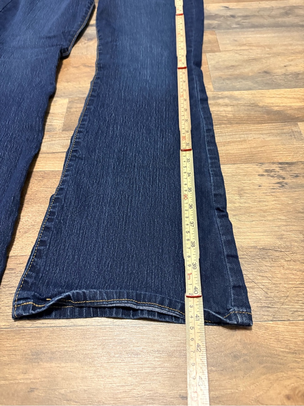 Levi Strauss Signature Modern Boot Cut Jeans Women’s 14 Dark Wash Stretch Denim - Picture 5 of 9